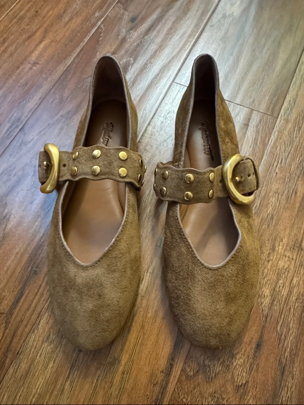 Madewell The Remy Mary Jane Flat Dried Acorn Size 5.5 NWOT